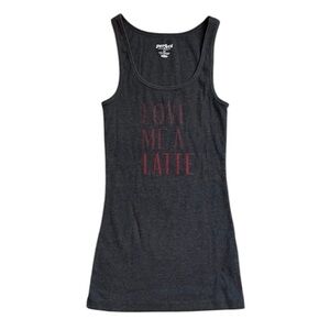 Old Navy | EUC Love Me a Latte Ribbed Tank Top